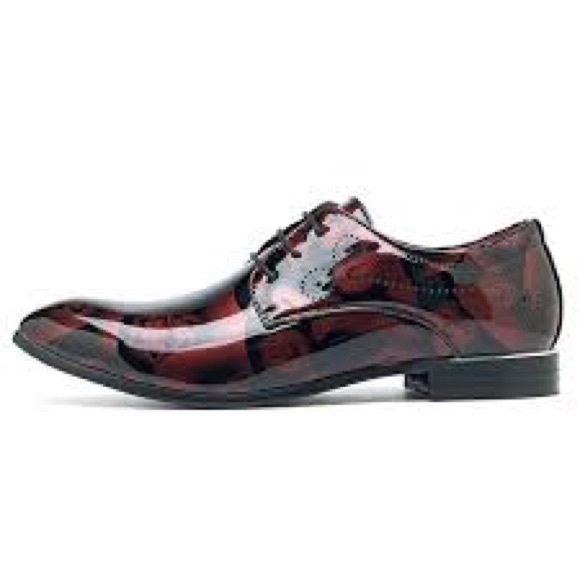 Men’s Floral Pattern Size 11 Dress Shoes - Picture 6 of 10